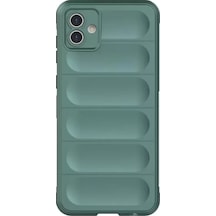 Newface Samsung Galaxy A06 Kılıf Optimum Silikon - Koyu Yeşil