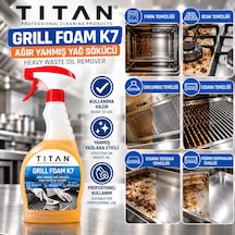 Tıtan Grıll Foam K7 750 Ml Ağır Yanmış Yağ Sökücü Sprey