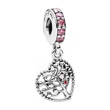 Nur Silver Sallantılı Kalp Gümüş Charm Nur-bl01041