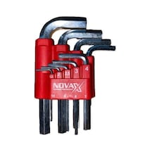 Novax Hex Alyan Anahtar Kısa 9lu Set