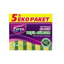 Klasik Yeşil Sünger Düz 5'li 24 Paket 1 Koli