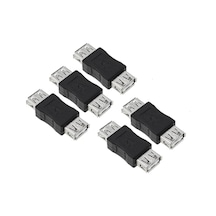 5 Adet - Usb Dişi Dişi Çevirici Adaptör - Usb Dişi Uzatma Ek