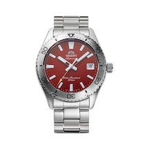 Orient Mako Ra-ac0q09r30b Otomatik Çelik Gri Kırmızı Kadran Safir Cam 20 Atm 40 Mm Erkek Kol Saati Gri