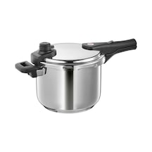 Ikea 365+ Düdüklü Tencere 6 L 22 Cm Krom - Siyah 1 Parça Gümüş - Siyah
