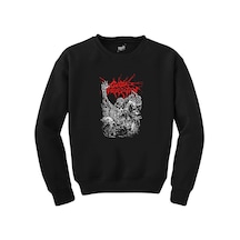 Cattle Decapitation Design Classic Siyah Sweatshirt