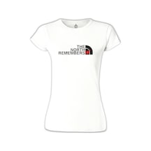 The North Remembers Beyaz Kadın Tshirt 001