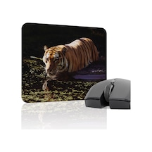 Karadeniz Kaplanı Kaymaz Dikişli Kauçuk Oyuncu Mousepad V5 - 22x18 Gaming Mouse Pad Fare Altlığı