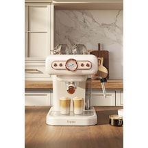 Fressi EM-01 Ristretto Süt Köpürtücülü 20 Bar Basınçlı Espresso Latte Cappuccino Americano Makinesi 1.2 L