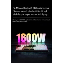Alux 68 He Kablolu-8000hz Manyetik Switch Oyun Klavyesi Alümniyum Gövde Yapısı Siyah Beyaz - Desenli