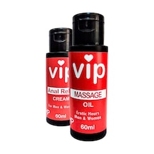 Vıp Naturel Erotikmasaj Yağı 60 Ml Ve 60 Ml Anaıreıax Krem