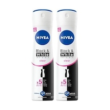 Kadın Sprey Deodorant & Invisible Clear 150 Ml, Ter Ve Ter Kokusuna Karşı 72 Saat Anti-perspirant Koruma,çiçeksi Koku,x2 Adet
