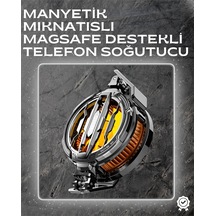 Led Işıklı Telefon Soğutucu Ultra Sessiz Fan Mıknatıslı Ve Aparatlı Bağlantı