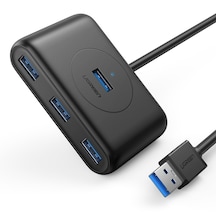Ugreen 4 Portlu 5Gbps USB 3.0 Hub Çoklayıcı 50 CM Siyah