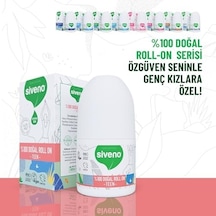 Siveno%100 Doğal Roll-on Teen Genç Kız Deodorant Ter Kokusu Önleyici Bitkisel Lekesiz Vegan 50 Ml