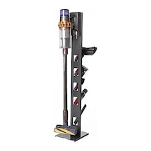 Dyson Uyumlu Dikey Süpürge Standı Siyah Renk V15 - V12 - V11 - V10 - V8 Modellere