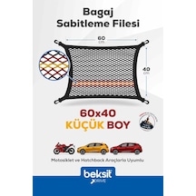 Drıve- Taraftar Serisi Sarı-kırmızı Özel Renkli Tasarım Bagaj Sabitleme Filesi 40x60 Cm