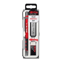 Rotring Tikky Versatil Kalem 0.5 MM Kırmızı Okul Seti + Silgi + Uç
