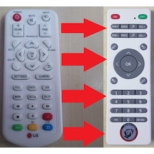 LG Uyumlu Mkj50025109 Pb60G Bd450 Pb70G Pb72G Hw300 Hw301 Pw600G Projeksiyon Kumandası