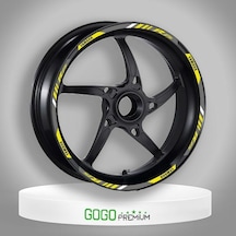 Reflektör Sarı Baskı Yamaha R25 Uyumlu 1 Set Jant Şeridi