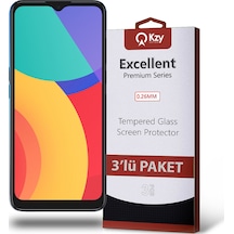 Alcatel 1S 2021 ile Uyumlu Kırılmaz Temperli Ekran Koruyucu Cam Ekonomik 3'lü Paket