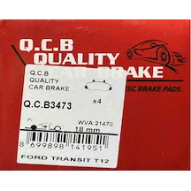 Q.C.B Beşer 3473 Ön Fren Balatası Transit T12 91-00