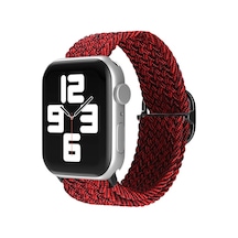 Watch 38mm Kordon - Siyah-bordo Diğer