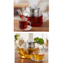 Çay Süzgeci Büyük Boy Paslanmaz Çelik Demlik İçi + Maşalı Bitki Çayı Demleme Süzgeci - 2li Set M0h8n Diğer