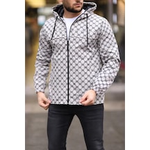 Tarzyeri Unisex Kapüşonlu İçi Astarlı Yağmurluk - Gri 001 Tarzyeri Unisex Kapüşonlu İçi Astarlı Yağmurluk - Gri 001