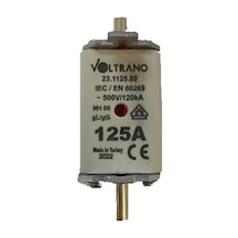 Voltrano Kale Porselen 125a 00 Boy Bıçaklı Sigorta Buşonu Nh00