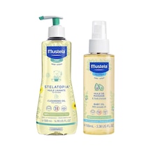 Mustela Temizleme Yağı 500 Ml - Bebek Bakım Masaj Yağı 100ml