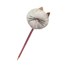 Kedi Ponpon Peluş Kurşun Kalem