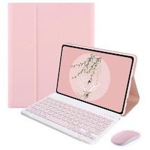 Lenovo Tab M10 Tb328fu Btklavye Mouse+stand Kılıf-bkk6 Pembe