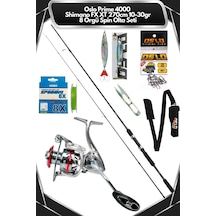 Oslo Prime 4000 Shimano Fx Xt 270cm 10-30gr 8 Örgü Spin Olta Seti