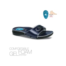 Ceyo 6300-1 Lacivert Erkek Jel Taban Anatomik Terlik 1182 Renkli Çok Renkli