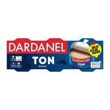 Dardanel Ton Balığı 3x75g Bütün Dilim Açık Renkli Konserve 3'li Ekonomik Paket - 3 Adet Tarı