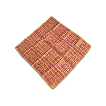 Armine Hardal Pembe Geometrik Desen Sura İpek Eşarp 9174-57 Çok Renkli