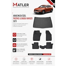Fiat Egea Cross 2023 Model 4d Ekstra Havuzlu Paspas Ve Bagaj Havuzu Set