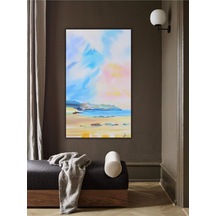 Yağlı Boya Tablo %100 El Yapımı 75cmx114cm Manzara Deniz