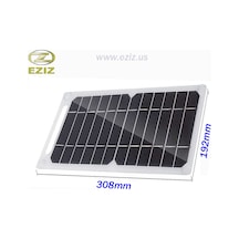 Monokristal Güneş Paneli 6V 7.2 W