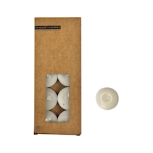 10 Gr Kokulu Tealight Mum Beyaz 10 Adet