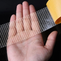 Hangfox Cam Fiberli Çift Taraflı Bant - 60mmx25m, Süper Güçlü Tutuculuk, 80 C Isı Dayanımı, Otomotiv Ve Farklı Malzemeler İçin