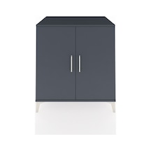 Kronos Şifonyer 2 Kapaklı 88x59x96 Antrasit-antrasit Antrasit