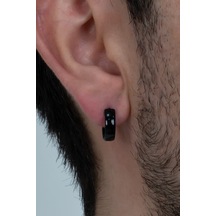 Bombeli Unisex Geniş Erkek Çelik Küpe Çifti 2 Renk 6 MM Mse7 Bombeli Unisex Geniş Erkek Çelik Küpe Çifti 2 Renk 6 MM Mse7