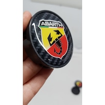 Jant Göbeği Abarth 65-62 62Mm Yuva 4'Lü Plasto Damla Karbon