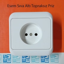 Esem Sıva Altı Topraksız Priz