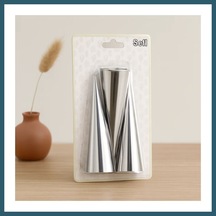 Bezos Metal Pasta Dekorasyon Kalıbı 3'lü Çap 3.4 Cm X 12 Cm Ob Diğer