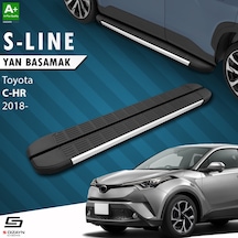 S-dizayn Toyota C-hr S-line Aluminyum Yan Basamak 173 Cm 2018-2023 A+ Kalite