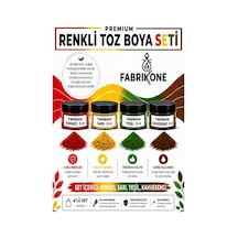 4'lü Set Premium Parafin Soya Wax Toz Mum Boyası Hobi Seti - 5 Cc Kırmızı, Sarı, Yeşil, Kahverengi Bkfab4ksrykh5g Karışık