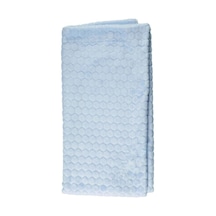 Bebitof Bbtf-95024.01 Kabartmalı Velboa Battaniye mavi