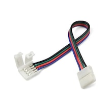 2 Adet 10 Cm Rgb Şerit Led Ekleme Aparat Kablolu 4 Pin Birleştirme Rgb Şerit Ledler İçin